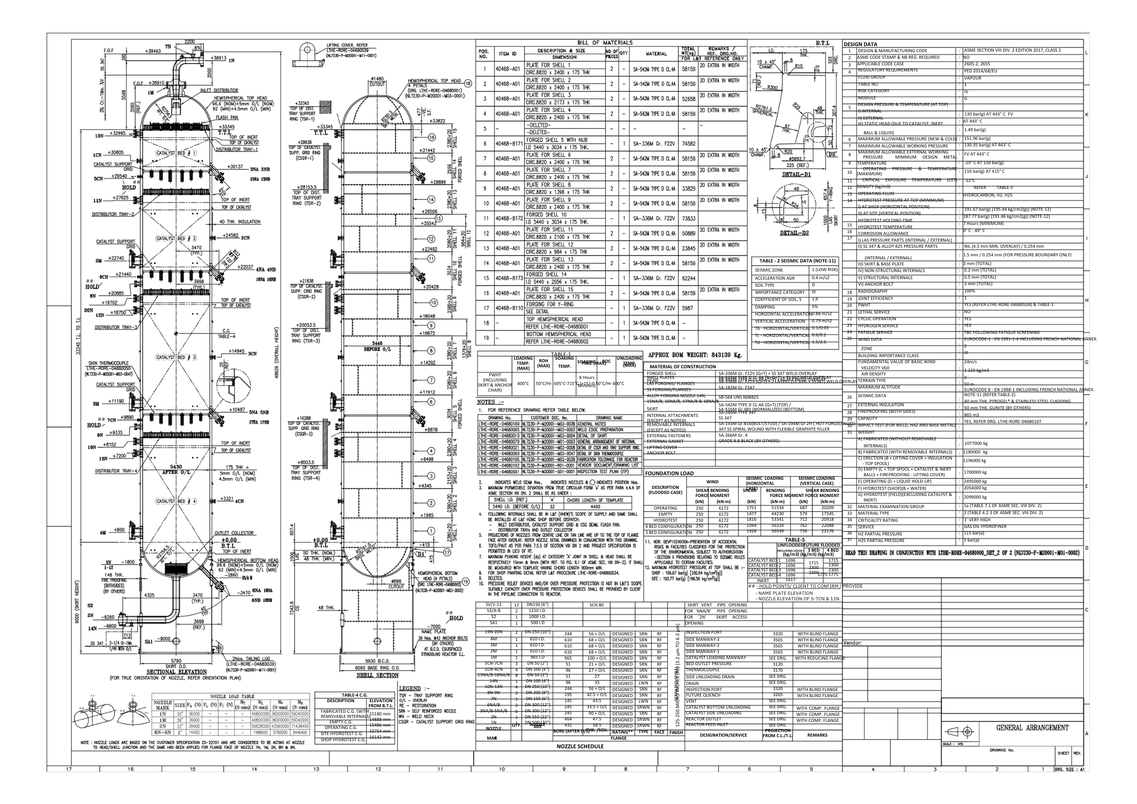 Detailing of Pressure Vessel 